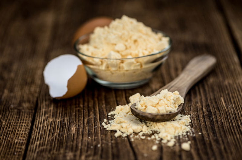 Volleipulver als Eiersatz