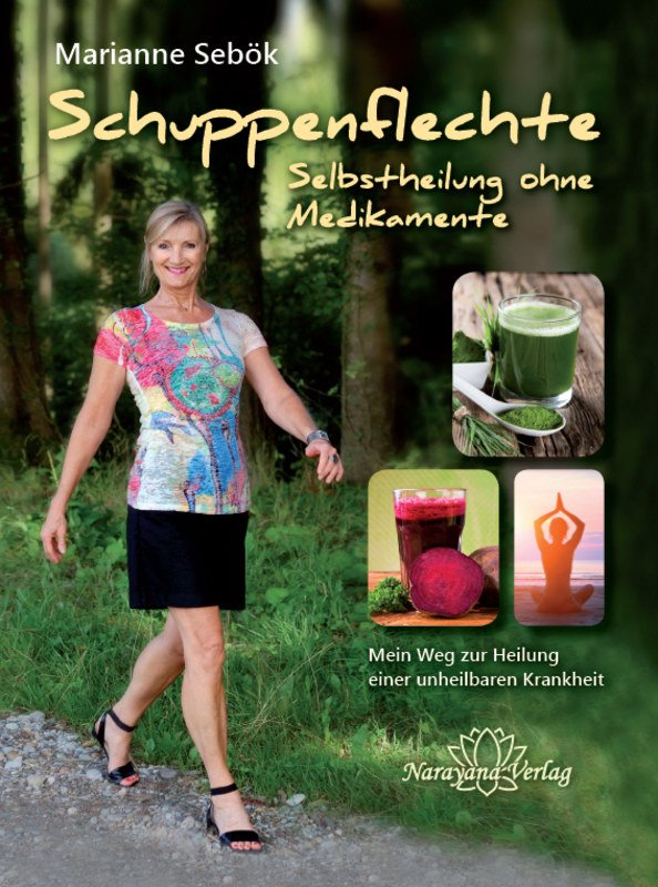 Cover Marianne Sebök, Psoriasis - Self‑healing without Medication