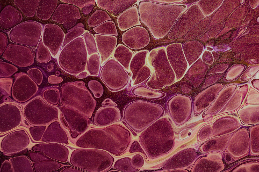 Gros plan de cellules, image onirique