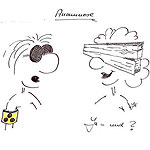 Homöopathie Cartoon Der Blinde