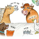 Homöopathie Cartoon Pferd